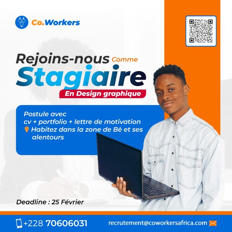 Recrutement d&rsquo;un stagiaire en Design